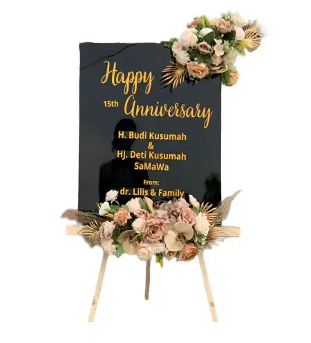 Papan Bunga Akrilik Tlogoguwo